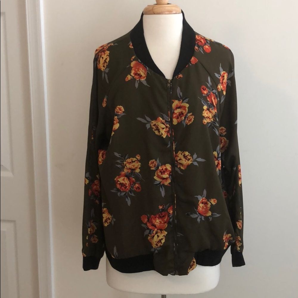 Live 4 Truth Floral Bomber Jacket